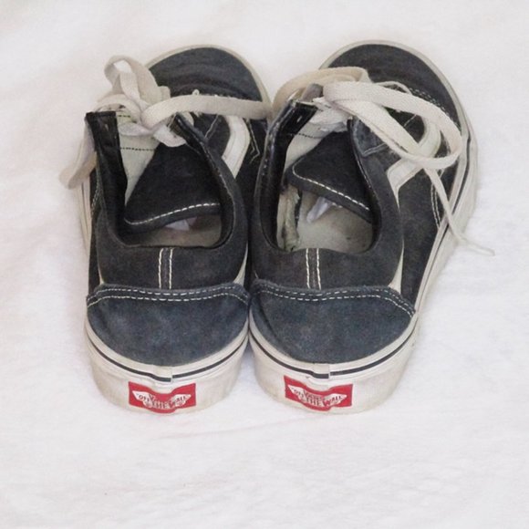 Vans Old Skool Black Canvas Unisex Athletic Sneakers Women's 6.5 Men's 5 - Picture 5 of 8